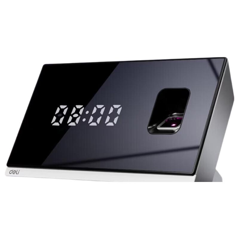 

Deli Fingerprint Time Clock with Bluetooth & WeChat Mini-Program CN plug (adapter included)