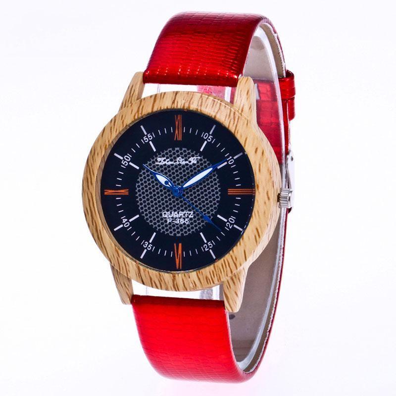 Versatile Nature Wooden Watch Minimalist Bamboo Clock Perfect Gift For Friends And Family
