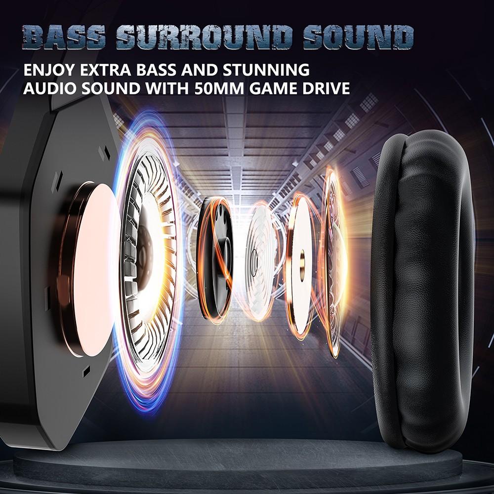 ONIKUMA K10 Kabelgebundene Kopfhörer Gaming-Headset