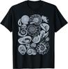 Fossil Nautilus Graphic Unisex T-Shirt - Vintage Geology Biology Gift