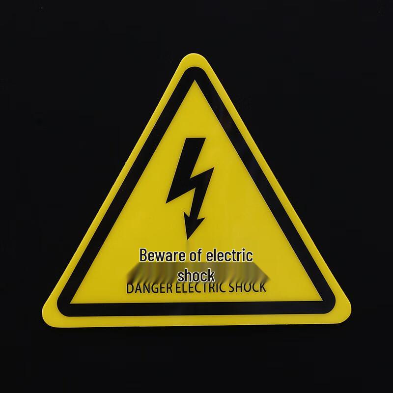 CNZKO Danger Electric Shock Warning Sign