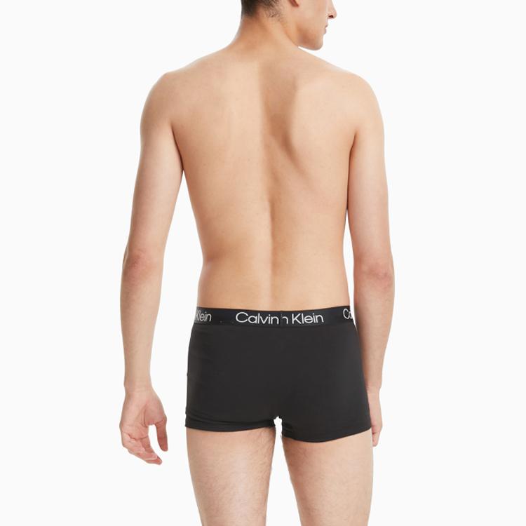 Calvin Klein Minimalist Recycled Letter Logo Waistband Fitted Boxer Briefs 2-Pack Men Underwear NB2972-JKQ