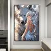 Anime Beauty Girl Canvas Posters Prints Fox Goddess Radiant Queen Beautiful Princess Posters Canvas Prints Pictures Home Decor