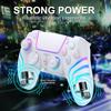 PS4 Bluetooth Game Controller with Motion Sensing, Vibration, Burst, and Headphone Jack - PC eSports Compatible.