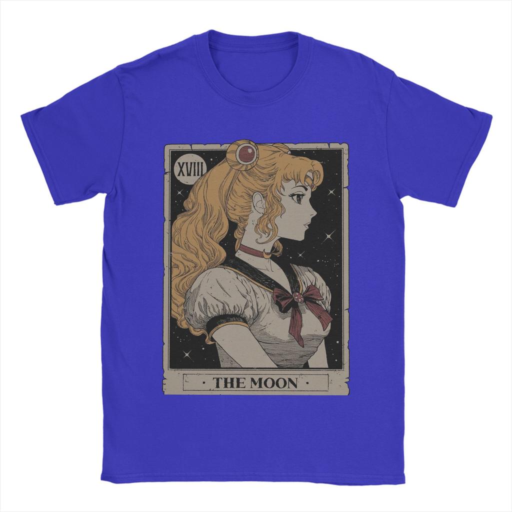 Sailors Moons TShirts for Men  Crazy Pure Cotton Tees O Neck Short Sleeve T Shirts Gift Idea Clothing