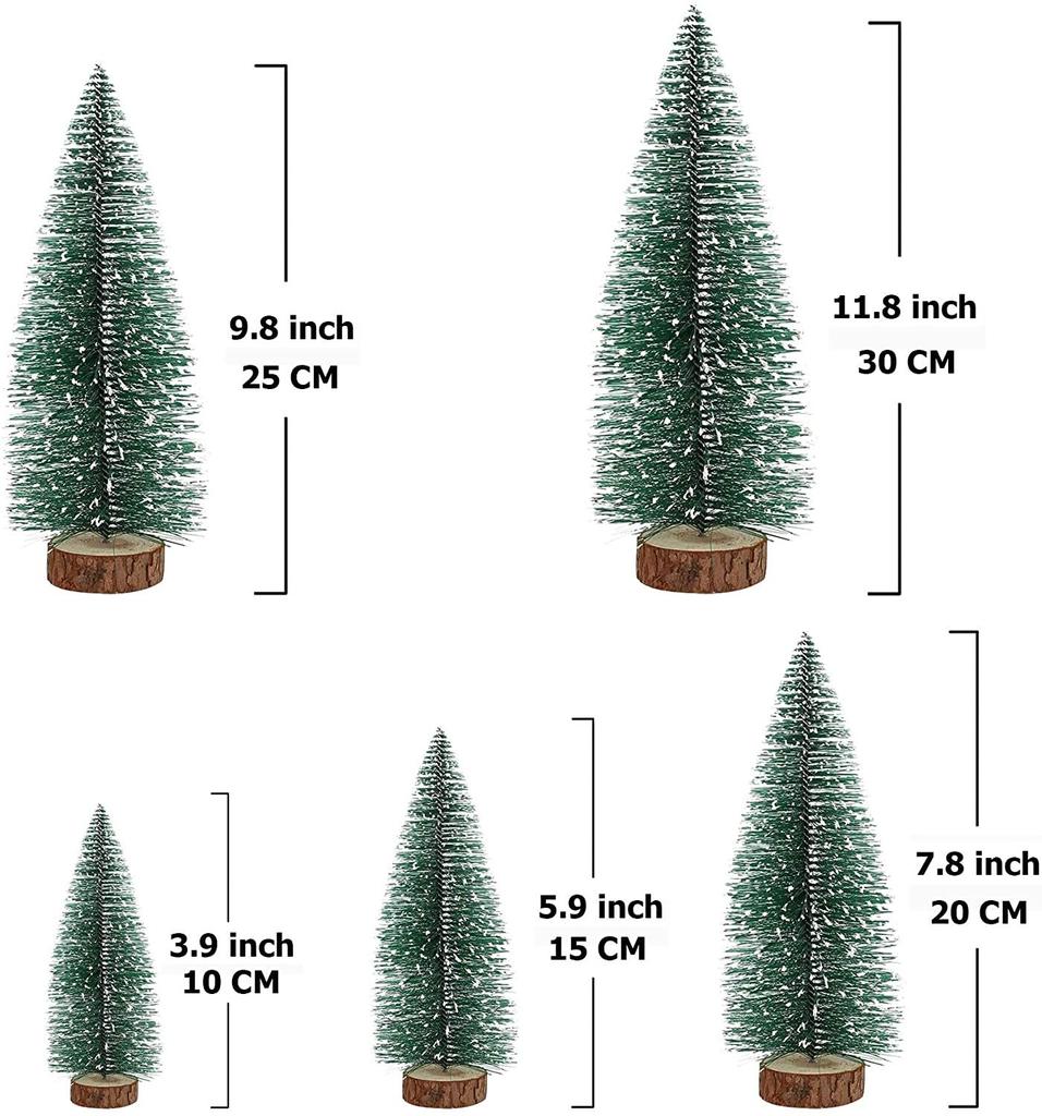 Decorations Small Pine Tree Festival Mini Christmas Tree Tabletop Artificial Colorful LED Lights