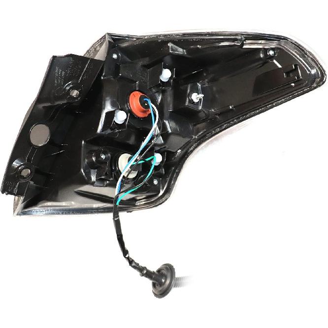 TBVECHI Tail Light, Universal Tail Lights Rear Outer Lamp with Wire Harness Fit For Toyota Rav-4 2016-2018-Red Lens Left Driver Side