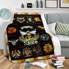 Bee Customize Your Name Blanket Warm Comfortable Soft Blanket For Chair Office Sofa Bed Sofa Office Camping Suitable For Gifting Relatives And Friends
