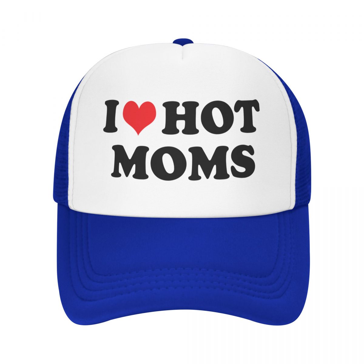 

Классическая унисекс I Love Hot Moms Trucker Hat для взрослых Регулируемая бейсболка для унисекс WoUnisex хип-хоп Snapback кепки Trucker Hat
