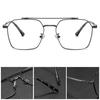 Blue Ray Blocking Anti-Blue Light Glasses Ultralight Metal Square Eyeglasses Eye Protection Computer Goggles Men Women