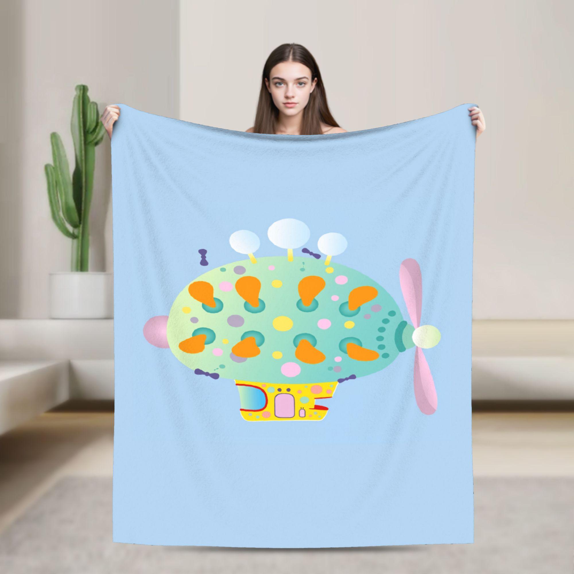 

Warm Soft BlanketsGirls Boys Decorative Pinky Ponk In the night garden Bedding Throws Living Room Novelty Sofa Bed Cover 75x90cm