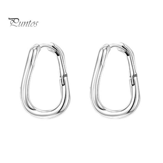 Geometric Earrings 1 Pair Huggie Hoop for Women, Casual And Formal Simple Earrings, Lightweight Minimalist Jewelry Party Daily Wear Women