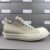 Herren Dark Vollnarbenleder Low-Top Skate-Schuhe - Unisex Klassisch & Trendig