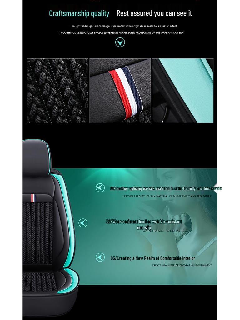 Mitsubishi Eclipse Cross/ASX/V3/Lingyue/DX3/DX7/Cowin Jingyi Car Seat Cushion Cover
