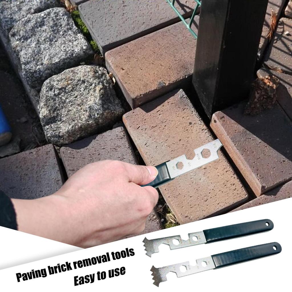 Paver Extractor Tool 2 Pieces Brick Paver Pulling Tool Manual Grabber For Driveway Lawn Patio Brick Baseboard Garden Sidewalk