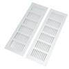   Vent Grille Heat Dissipation Aluminum Alloy Silver Rectangular Ventilation Grille Cover for Cabinet Closet RV  