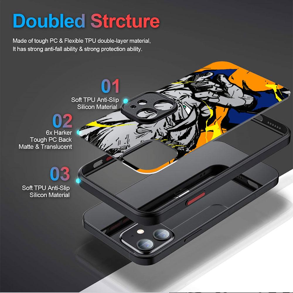 Hot Anime Dragonballs New Phone Case for iPhone 15 16 17 Pro Max 14 Plus 12 13 11 Pro Max SE 14 Pro XR XS Matte Shell