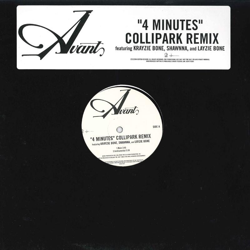 

12inch Record AVANT - 4 Minutes GEFR118261 GEFFEN 2006 US Soul/Funk Used