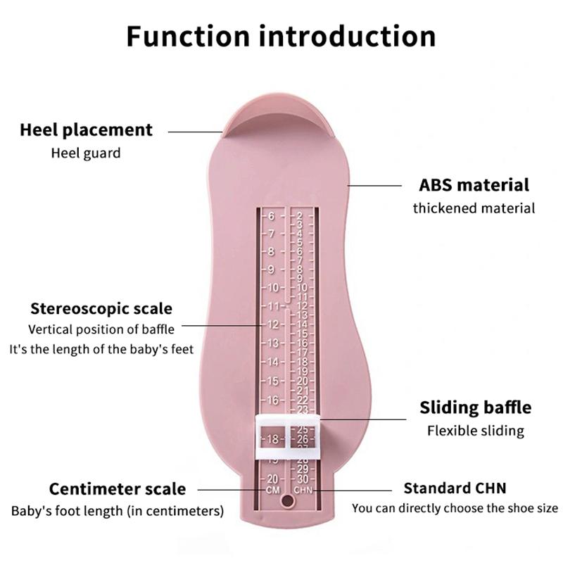 Baby Foot Ruler Kids Foot Length Measuring Device Children Shoes Calculator For Toddler Infant Shoes Fittings Gauge Tools