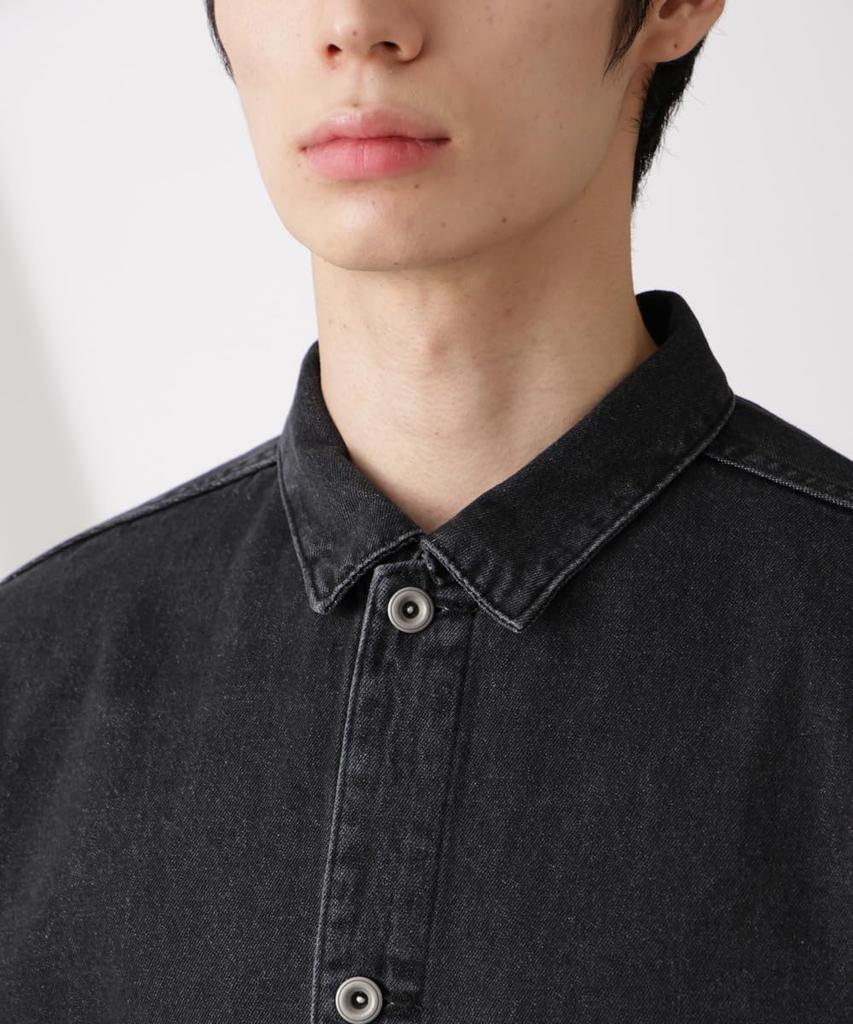 Nano Universe Denim Size Men's Blouson, M, 034, Ecru, 672-5112206