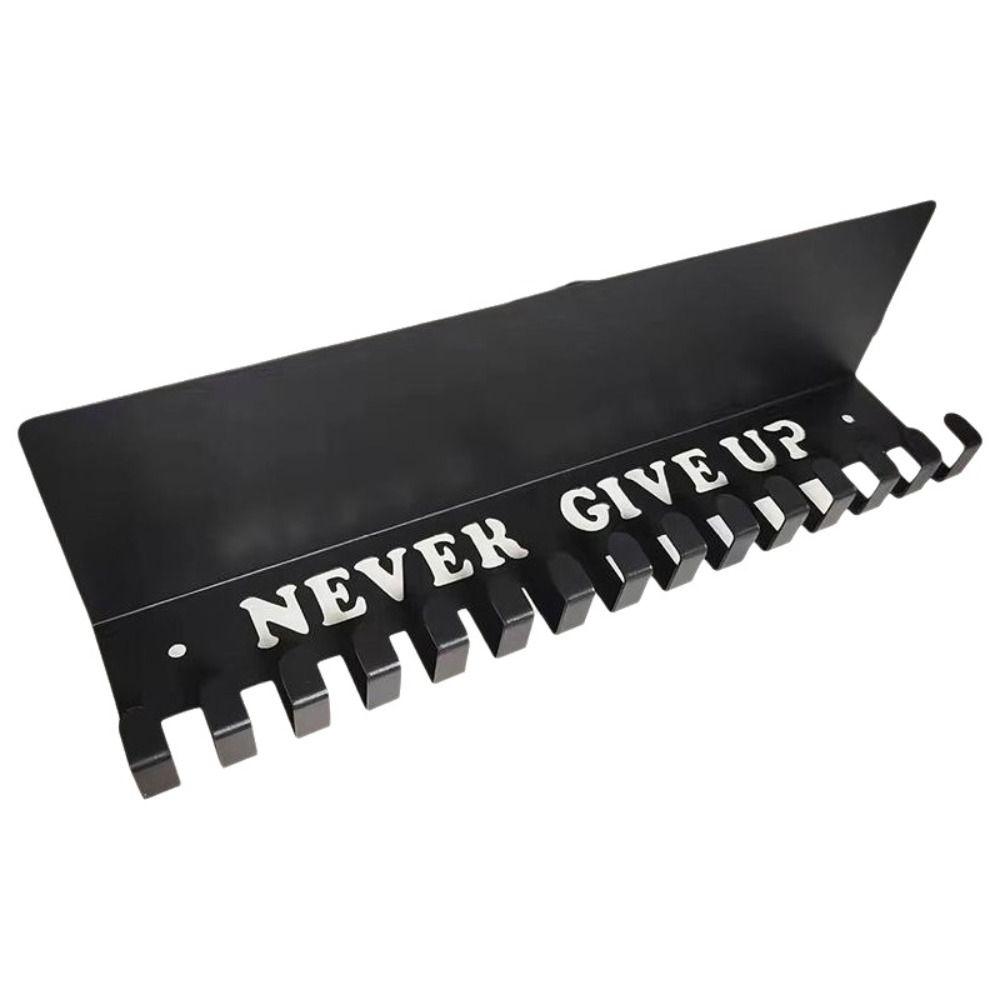 Durable Wall Mount Medal Display Stand Metal Large Capacity Medal Storage Rack Medal Hooks for Racing Sports Karate