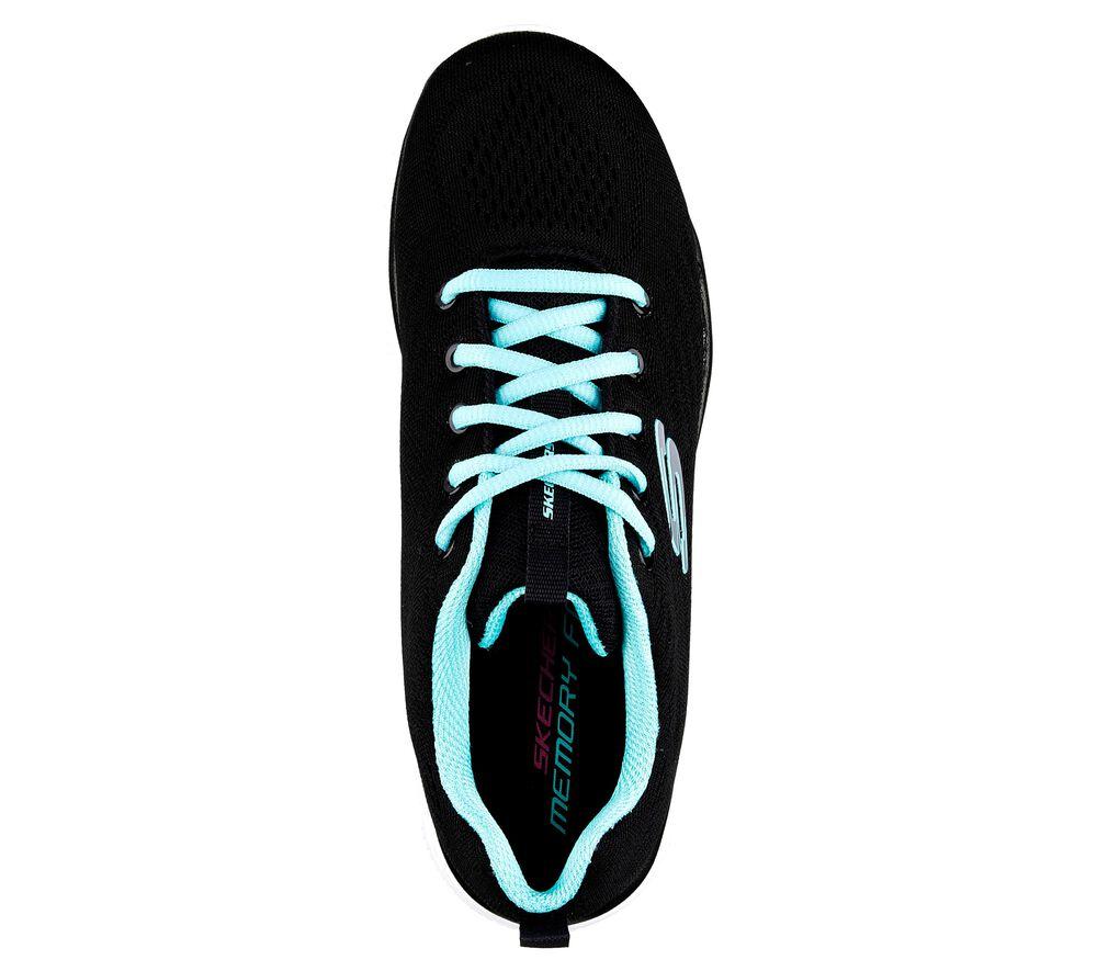 Sports shoes Skechers black / turquoise Graceful-Get Connected
