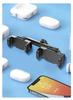Dual-Camera Phone Holder: C21B Floor & Desktop Shooting Stand with 17mm Universal Ball Head