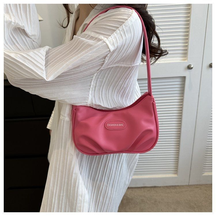 Simple and Fashionable Underarm Bag 2025 Texture Niche Shoulder Bag Factory Supply Chain Factory