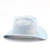Fluorescence Cowboy Hat for Women Breathable Large Brims Beach Hat Music Festival Hat Bachelorette Party Nightclub Hat