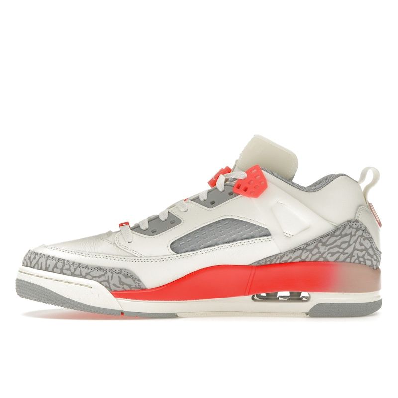 Air Jordan Paris Saint-Germain x Jordan Spizike Low Sail Infrared Unisex Sneakers Cream Infrared-23 Wolf-Grey HF8827-100
