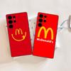M Berühmtes LOGO M-McDonaldes Handyhülle Für Samsung S 24 Fe 25 Ultra Plus 20 Lite 21 30 22 23 24 22 Ultra 5G Fundas