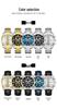 OFNS 3D Sun Dial Quartz Watch: Luminous, Waterproof, Multifunctional Men's Timepiece with Three-Eye, Six-Needle Design and Calendar.