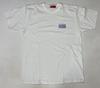 The Standard I'm Voting T-shirt Men Medium White Short Sleeve Hotel Embroidered