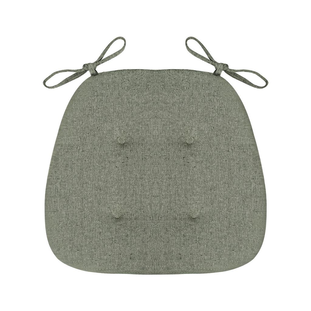 Universelles Esszimmerstuhl-Kissen Verdickt Warmhalten Baumwolle Leinen Sitzkissen Hufeisenform Atmungsaktiv Alle Jahreszeiten Heimgebrauch Kissen