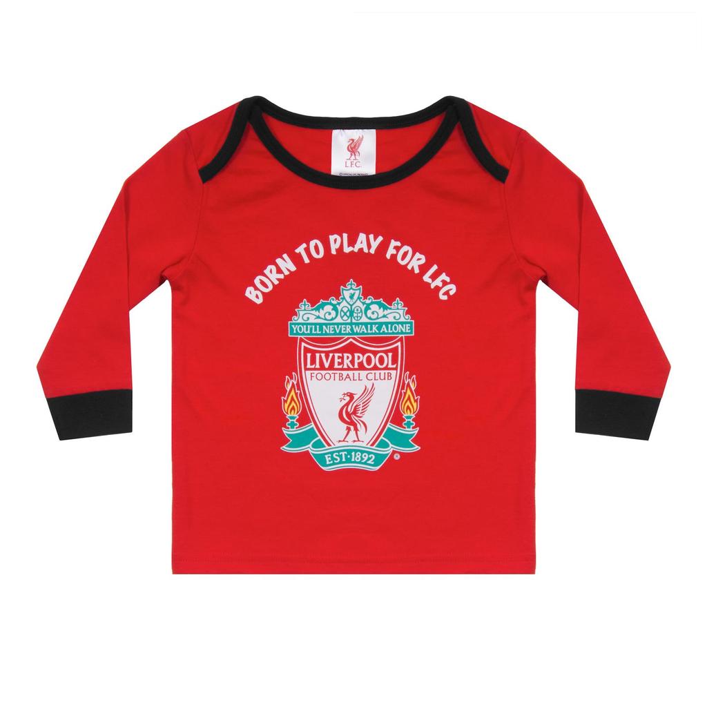 Liverpool FC Baby Boys Born To Play Long Pyjama Set