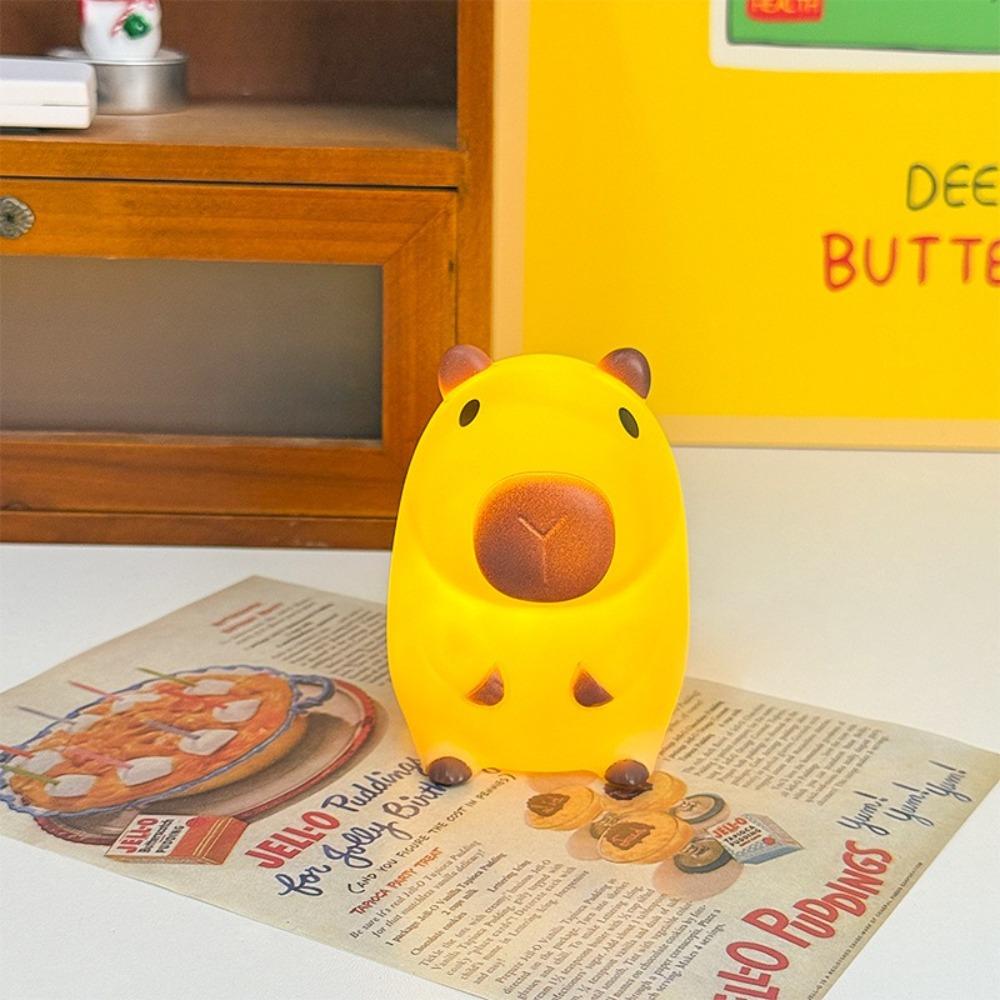 

Капибара Капибара Ночник Праздничный подарок Атмосферные огни Высококачественная настольная лампа Школа Офис 03