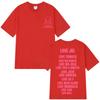 Rapper Jul Love Jul Fashion Graphic T-shirt Women Hip Hop Short Sleeve Cotton Aesthetic Trendy T-shirts Streetwear