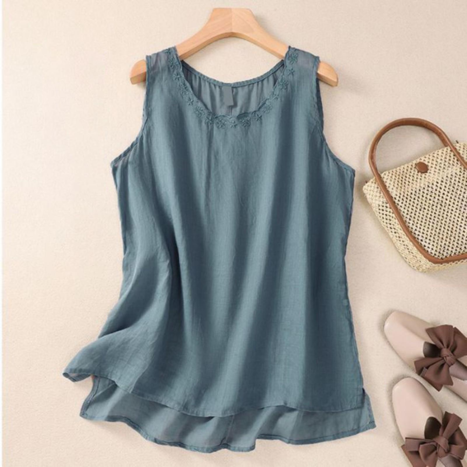 

Женский жилет Модная повседневная футболка Топы Дизайн с вырезом на спине Жилет Безрукавная футболка Верхняя одежда Нижнее белье Базовая майка XXL