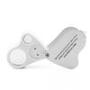Shilide Folding Portable LED Magnifier for Jewelry & Reading