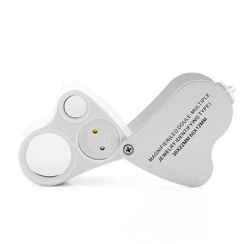 Shilide Folding Portable LED Magnifier for Jewelry & Reading