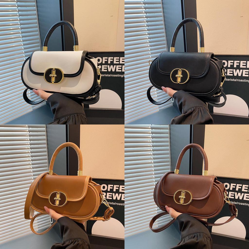 Minimalist Pu Small Square Crossbody Bag With Top Flap For Daily Use Women