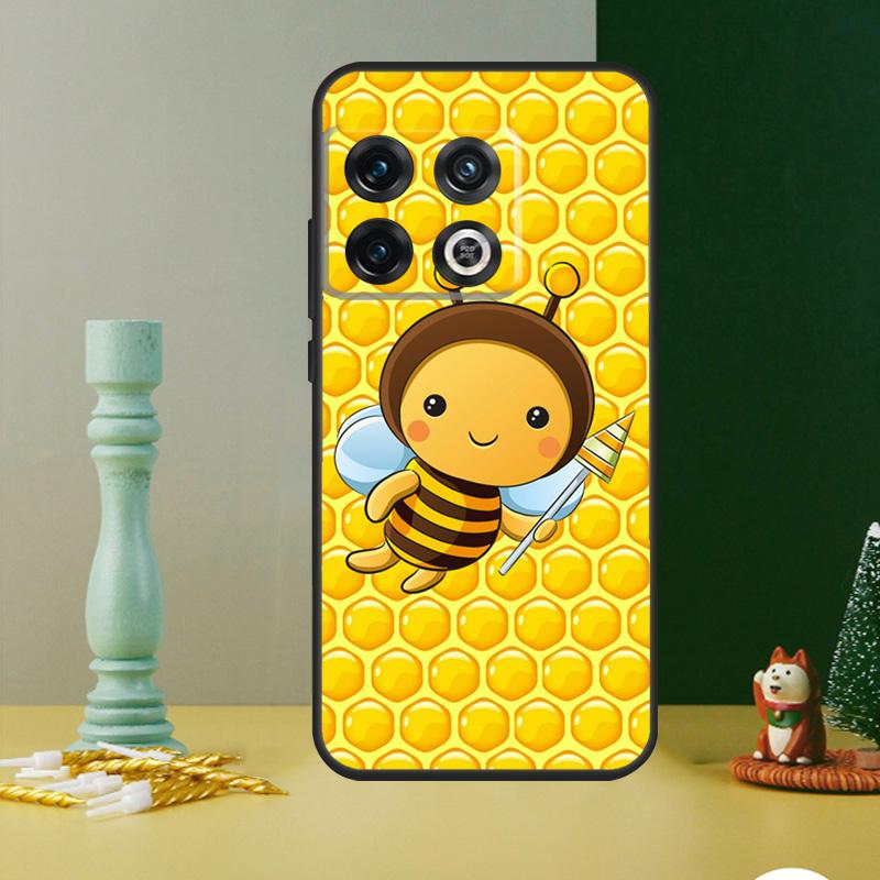 Bumble Bee Honeycomb Honey Phone Case For OnePlus 13 12 11 9 10 Pro 13R 12R 8T 9RT 10T 10R Nord 4 CE 2 3 Lite N20 N30