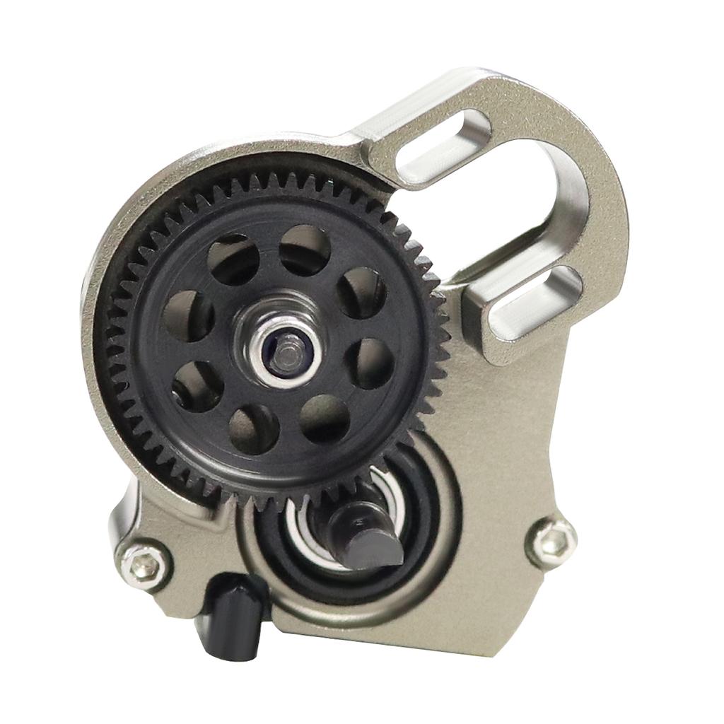 NIUWSRC MR24 Aluminium 21% Overdrive Billet Transmission Gearbox For 1/24 RC Crawler Axial SCX24 Deadbolt C10 Gladiator Bronco