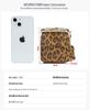 Genuine Leather Mini Leopard Print Coin Purse – Multi-functional Storage Bag for Women
