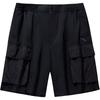 Anta Outdoor Series Casual Simple Spliced Lace-Up Loose Sports Shorts Men Shorts Basic-Black 152526505-2