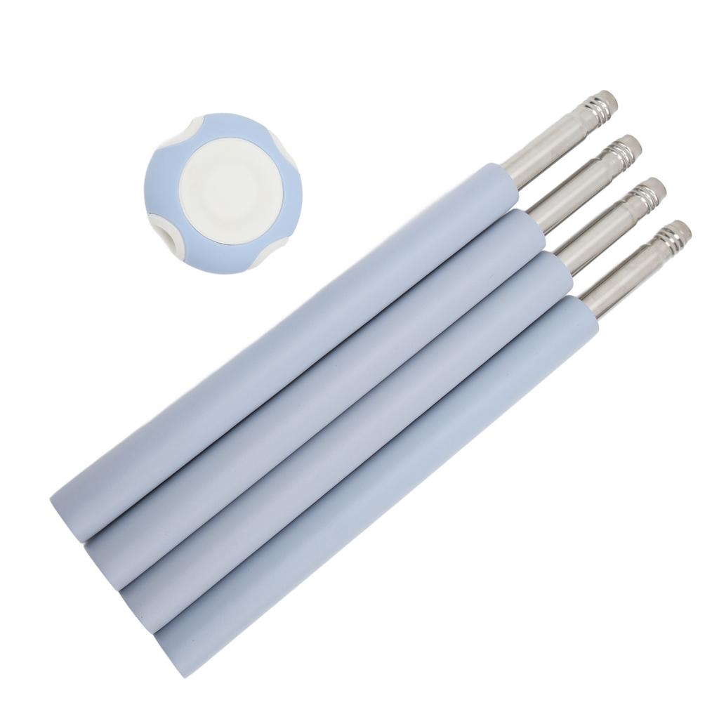 Ryggkorspinnar Avtagbart Kors Rätande Rygg Hållningskorrigerare Pinnar för Stretching Blå