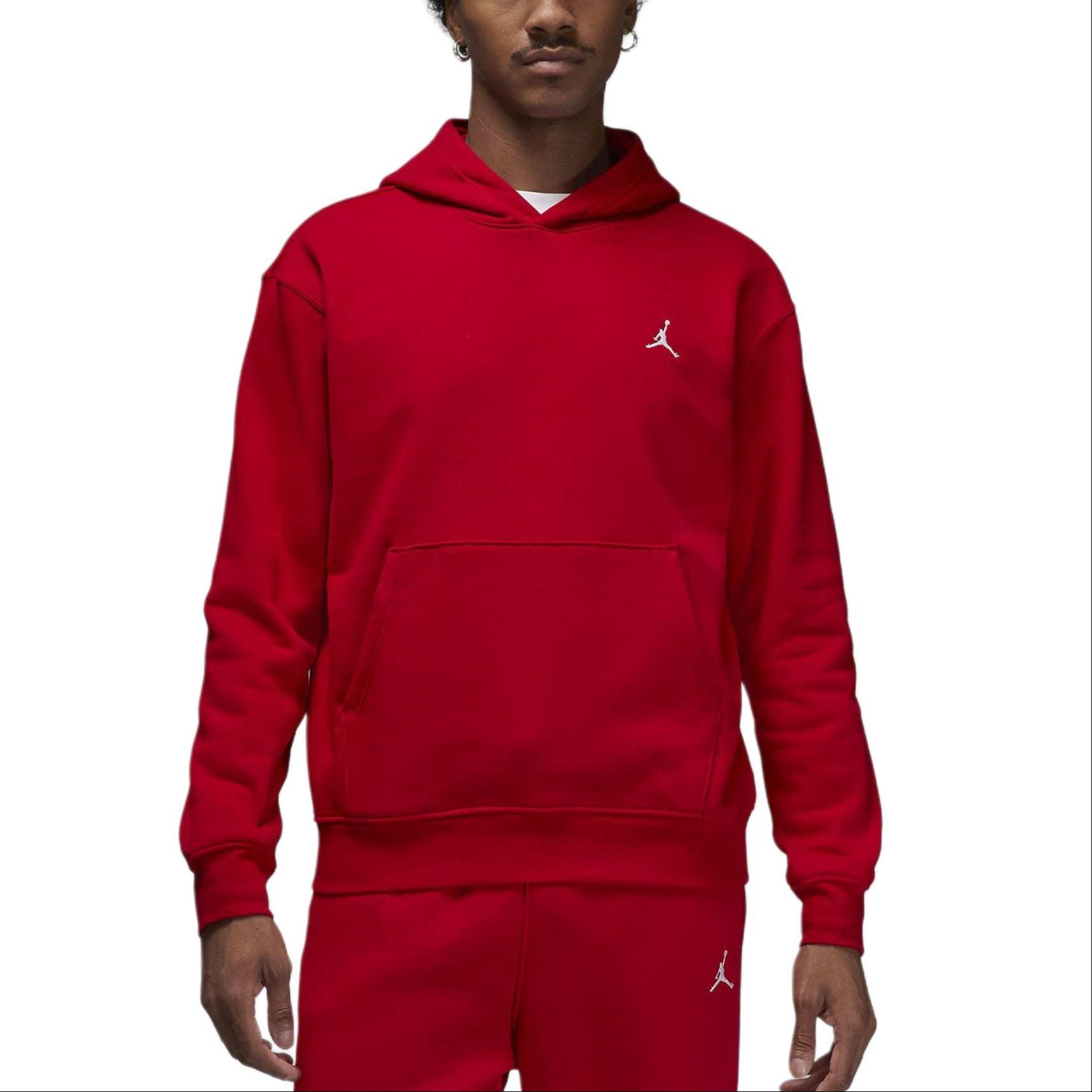 Air Jordan Fleece Pullover Hoodie Red Men s FJ7774-687 XXXL