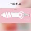 Portable Plastic Cat Paw Box Cutter Cartoon School Office Supplies Paper Cutting Tool Cat Box Paper Cutter