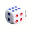 20/40/100pcs Classics Rounded Dice 10mm D6 Blue Red Dice for Bars KTV Puzzle Entertainment Dice Board Games Poker Game JXB