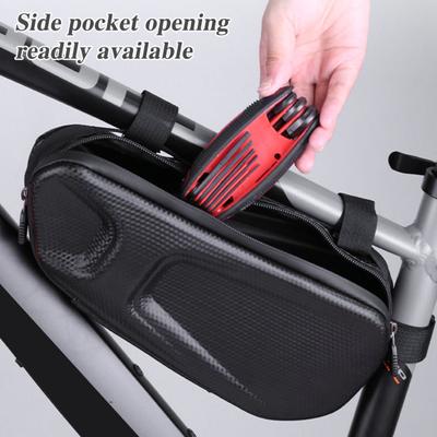 Dreieckige Fahrrad-Oberrohrtasche, EVA-Hartschale, wasserdicht, leicht, für MTB, Rennrad, Mountainbike, Vorderrahmen, Aufbewahrungstasche, Fahrradzubehör